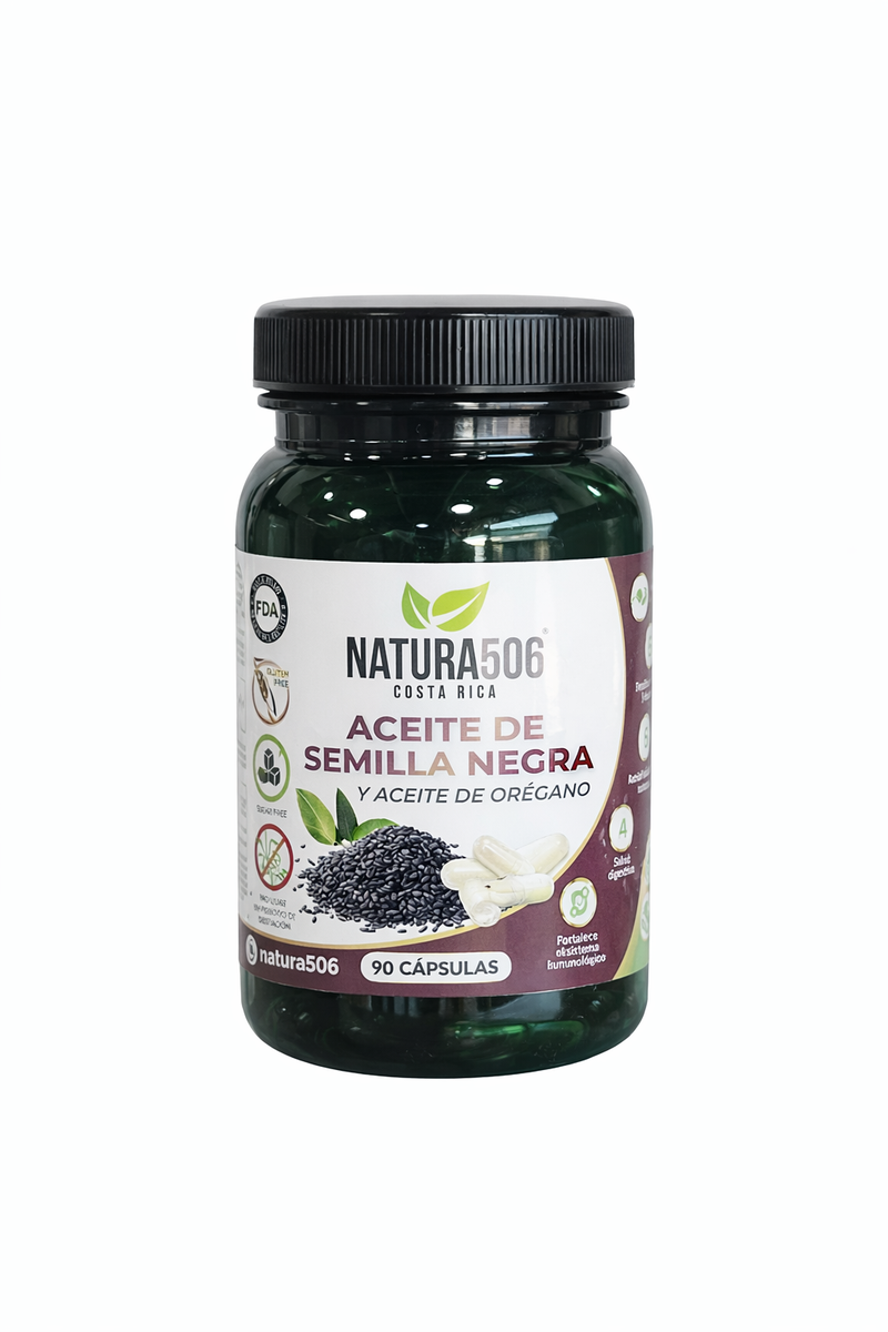 ACEITE DE SEMILLA NEGRA Y ACEITE DE OREGANO NATURA506