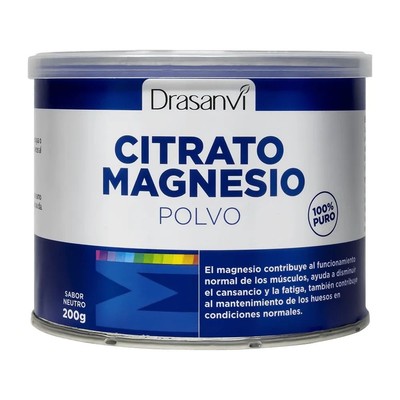POLVO CITRATO MAGNESIO NEUTRO 200 GRS DRASANVI