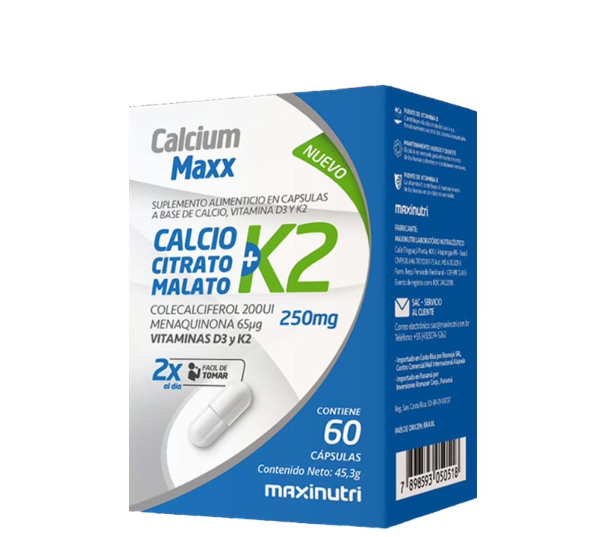 CALCIO MAXX MALATO +K2 X60