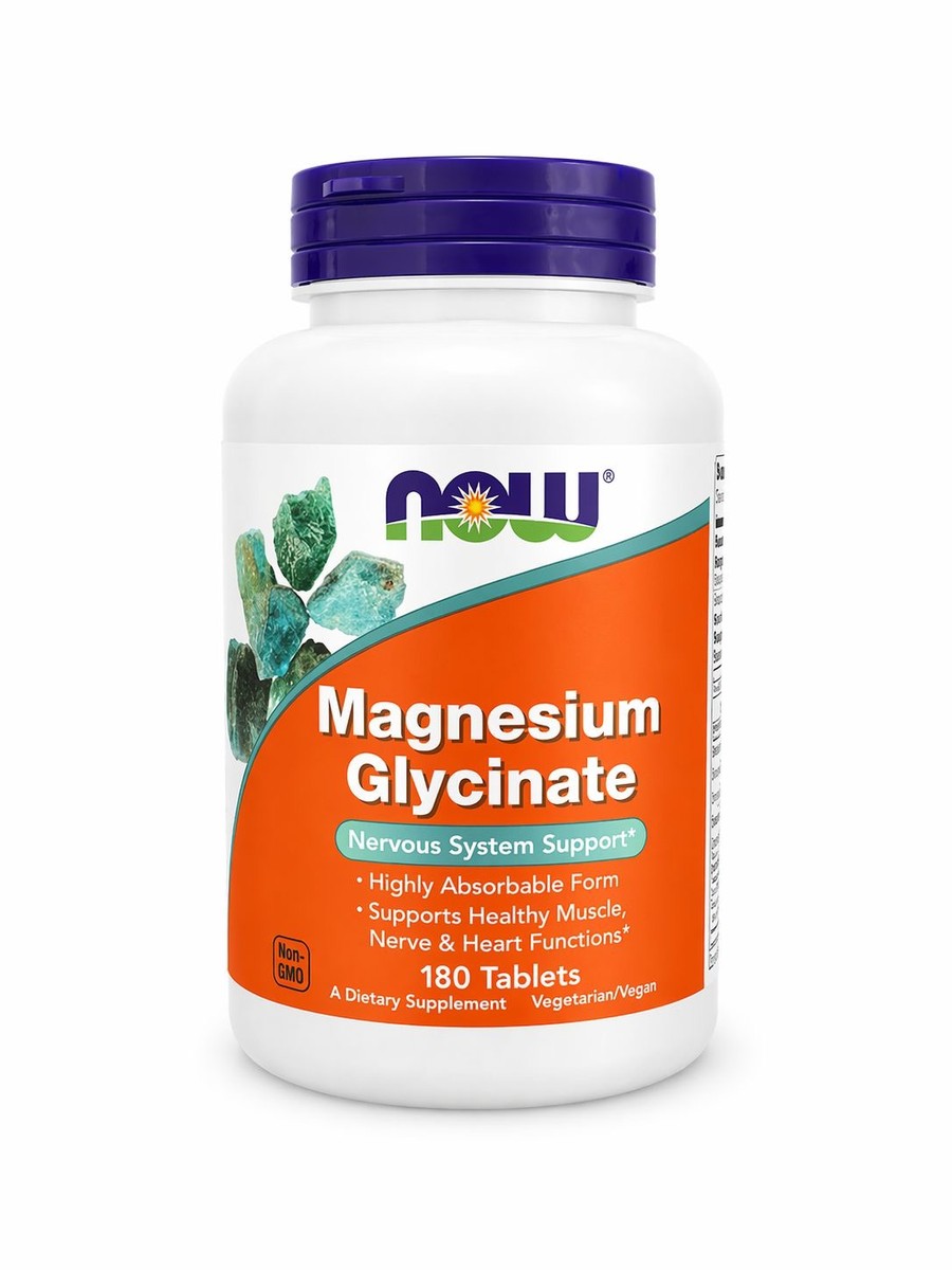 GLICINATO DE MAGNESIO NOW 180 CAP