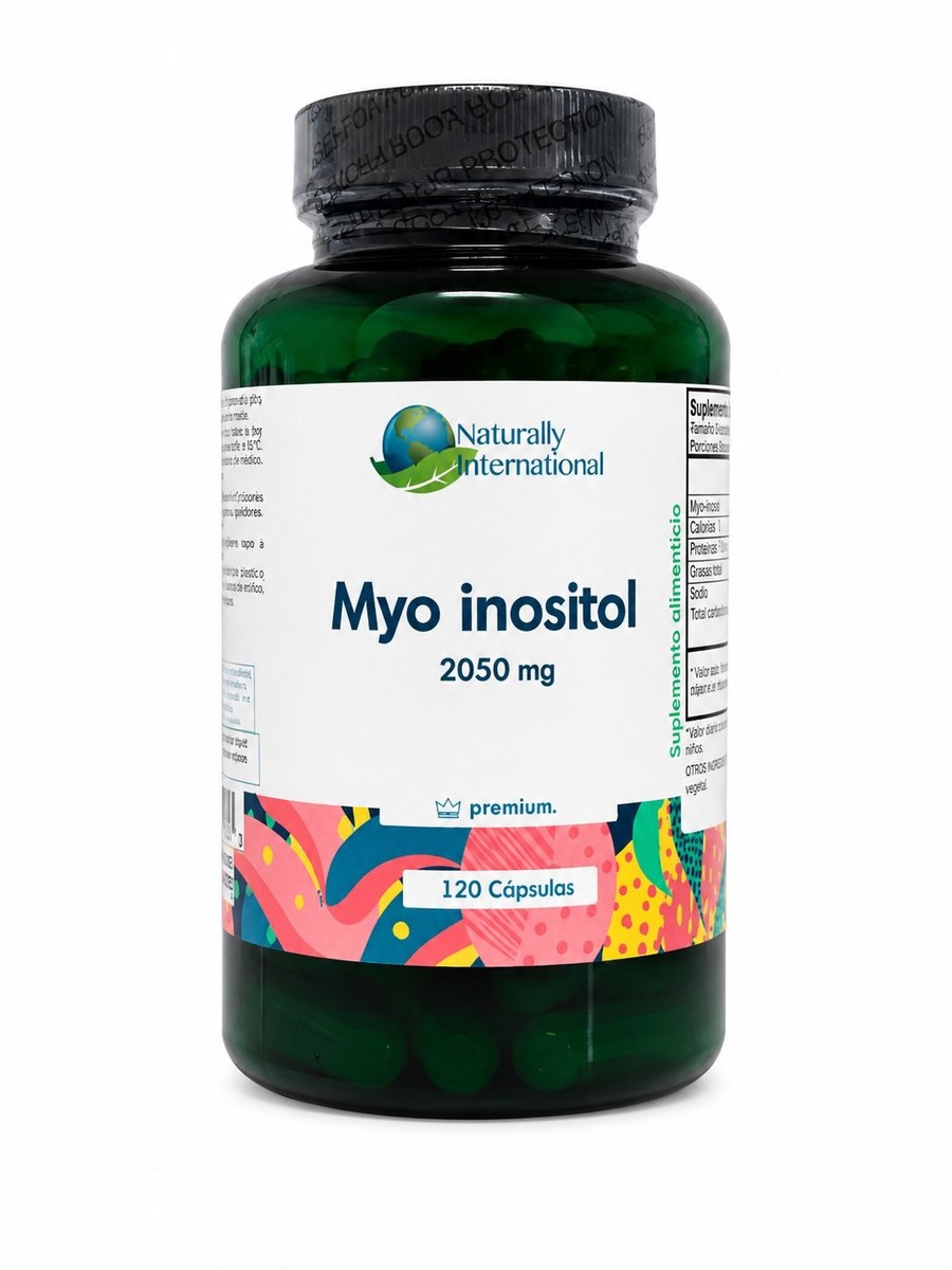MYO INOSITOL NATURALLY INTERNACIONAL 120 CAPS