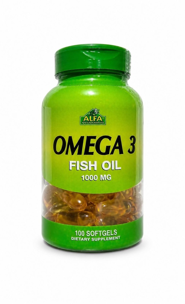 OMEGA 3 1000 MG X100 SOFTGELS MARCA ALFA