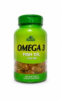 OMEGA 3 1000 MG X100 SOFTGELS MARCA ALFA