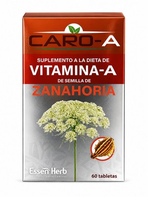 VITAMINA A DE SEMILLA DE ZANAHORIA 60 TABLETAS ESSEN HERB