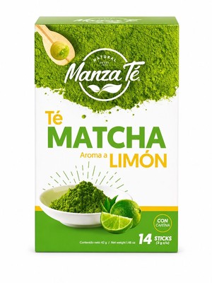 TE MATCHA AROMA LIMON  MANZATE