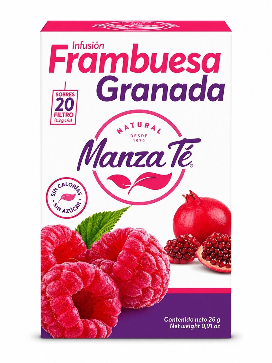 TE FRAMBUESA GRANADA MANZATE