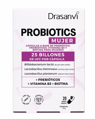 PROBIOTICOS MUJER 25 BILLONES 20CAP