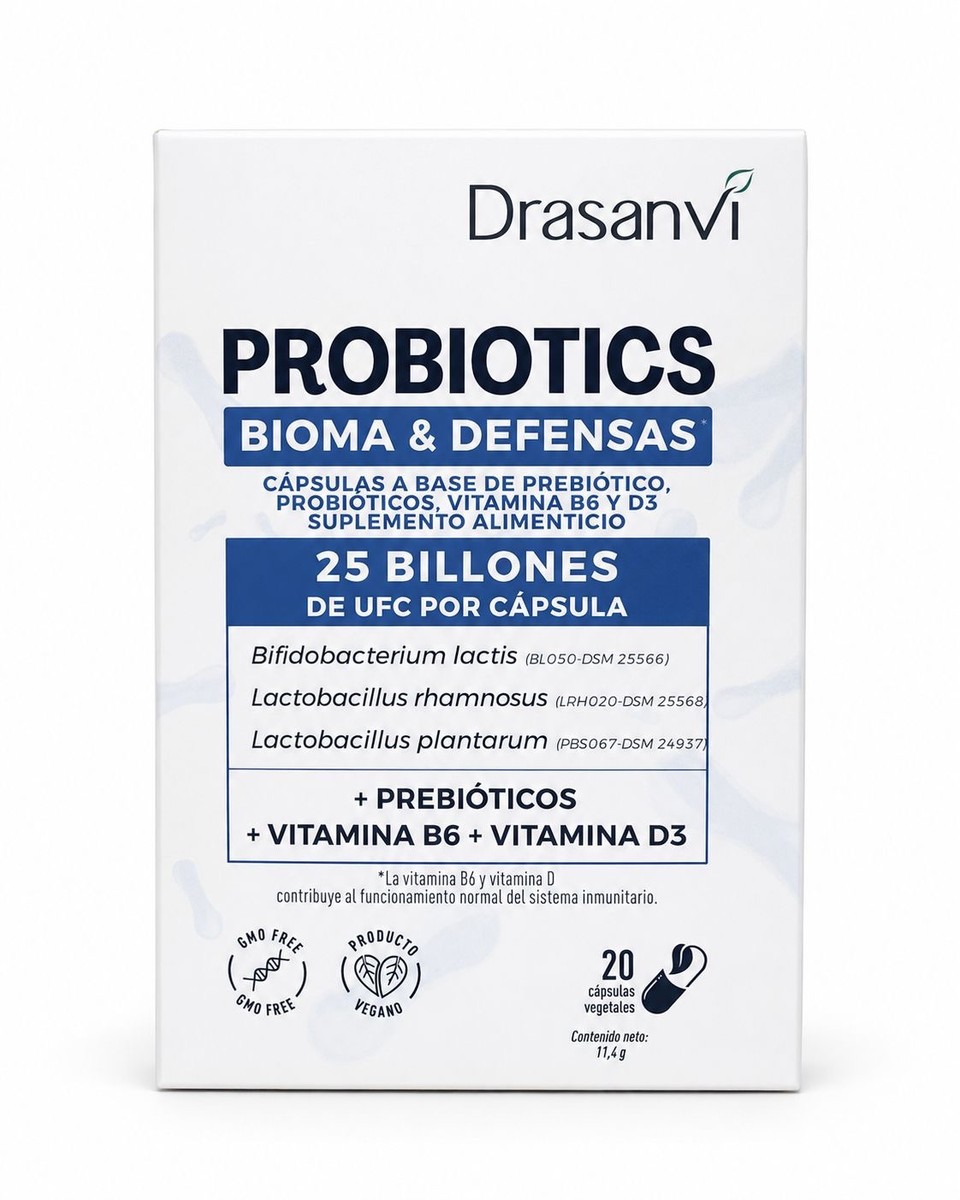 PROBIOTICOS BIOMA&DEFENSAS 25 BILLONES 20 CAP