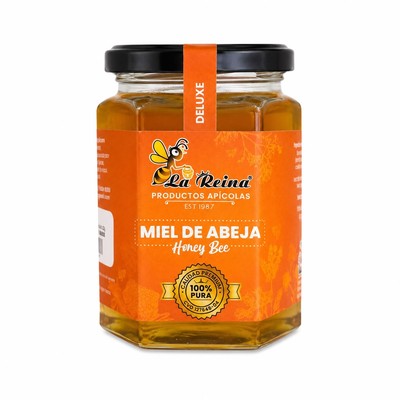 MIEL DE ABEJA CON BOLILLO 360 GRAMOS LA REINA