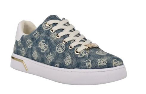 Guess Rollin Logo Sneakers - Denim Print