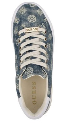 Guess Rollin Logo Sneakers - Denim Print