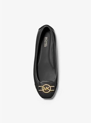 Micheal Kors Tracee Moc Flats - Black