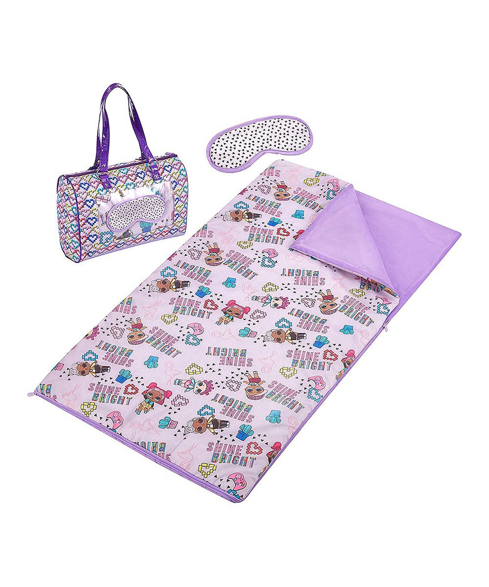 LOL Surprise Sleeping Bag with Purse and Eye Mask