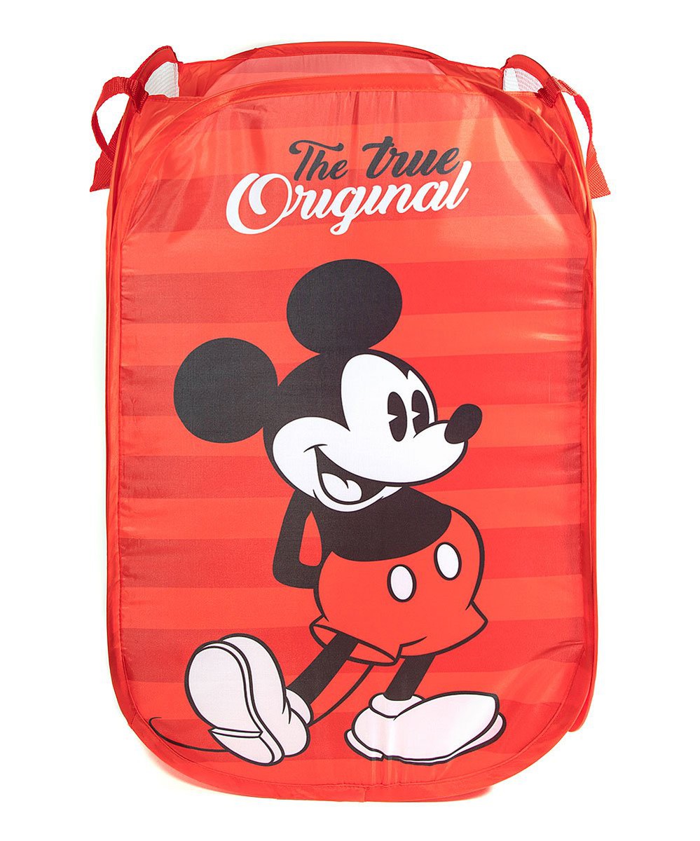 Disney Mickey Mouse Pop Up Laundry Hamper - Red