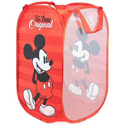 Disney Mickey Mouse Pop Up Laundry Hamper - Red