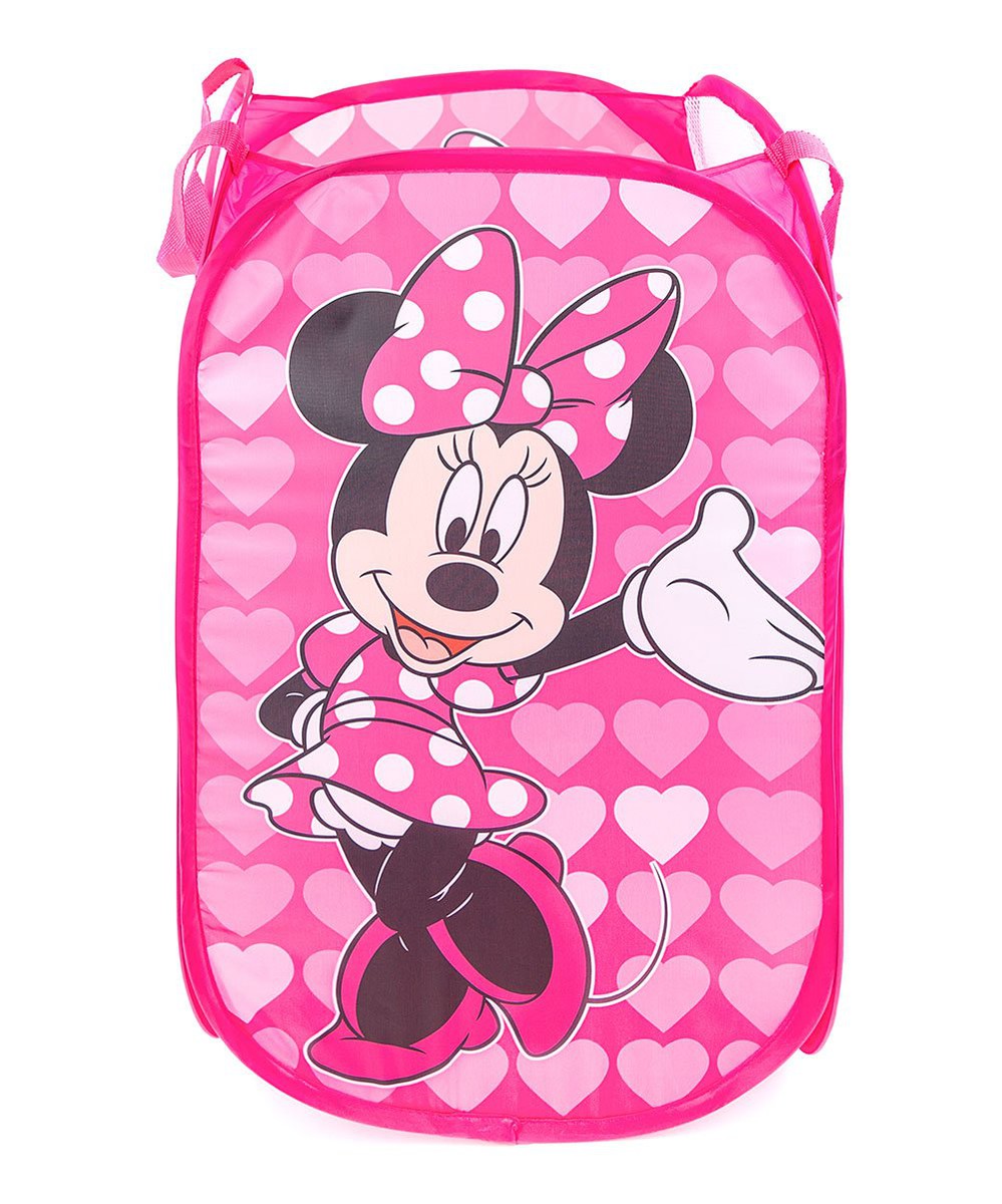 Disney Minnie Mouse Pop Up Laundry Hamper- Pink