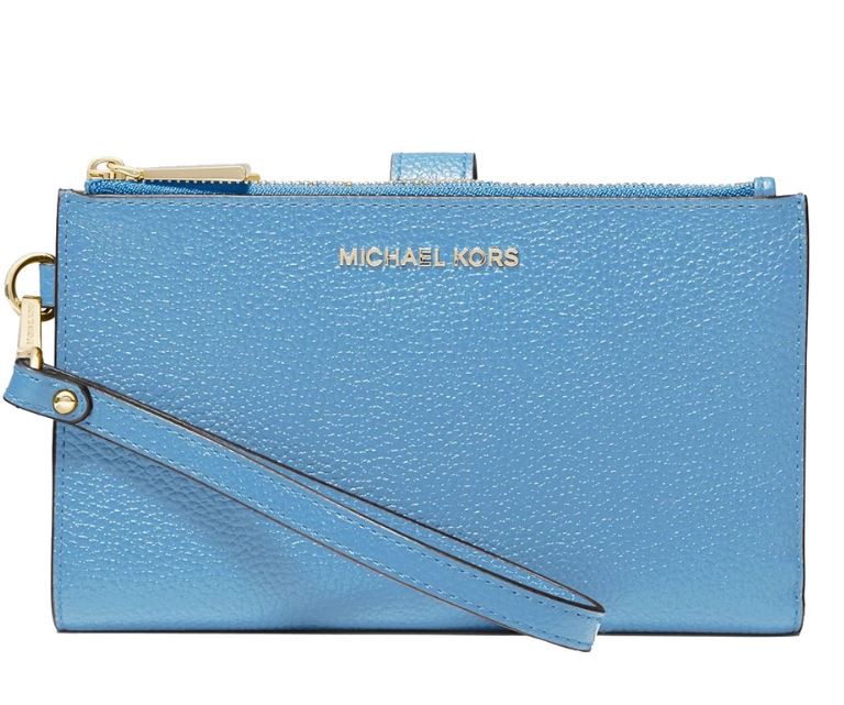 Michael Kors Adele Leather Smartphone Wallet Wristlet - South Pacific