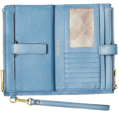 Michael Kors Adele Leather Smartphone Wallet Wristlet - South Pacific