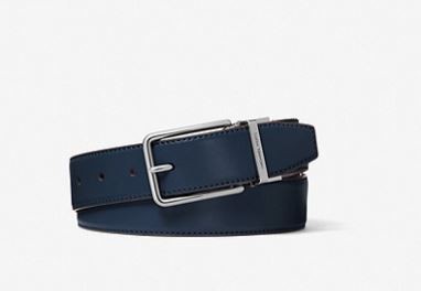Michael Kors Men's Reversible Belt - Navy/Black