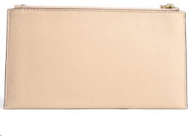 Michael Kors Jet Set Large Zip Clutch Wristlet - Bisque
