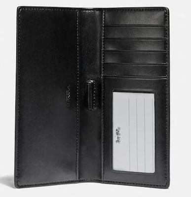 Coach Signature Bifold Canvas Wallet - Brown