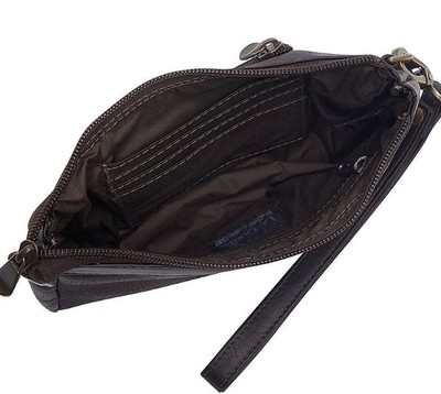 LeDonne Leather Wristlet - Cafe