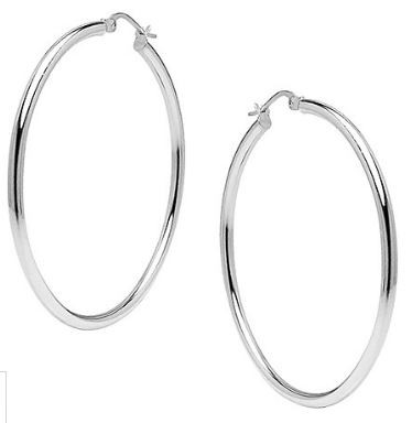 Mondevio Sterling Silver Hoop earrings