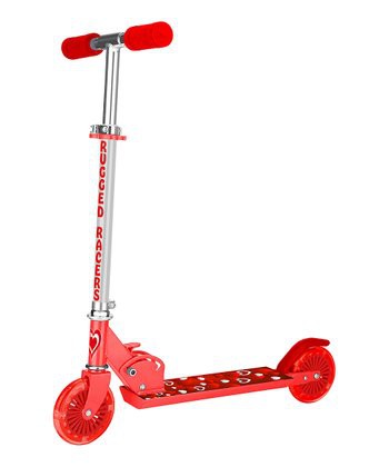 Rugged Racers Red Heart R1 2-Wheel Kick Scooter