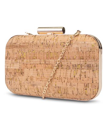 Jessica McClintock Tan Cork Mollie Clutch