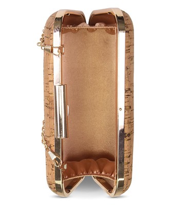 Jessica McClintock Tan Cork Mollie Clutch