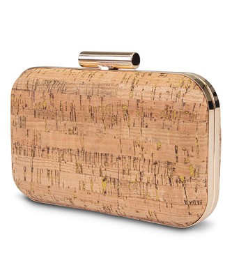 Jessica McClintock Tan Cork Mollie Clutch