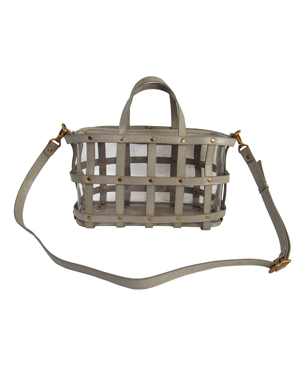 Amerileather Ivory Danita Removable-Pocket Convertible Satchel