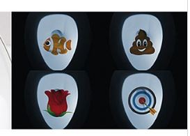 Illumnibowl Emoji Toilet Projector Night-Light