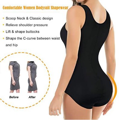 Irisnaya Shapewear Full Bodyshaper - Black 2XL