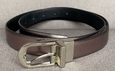 I.N.C. Reversible Belt - Pewter/Black