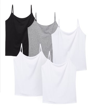 TruHeart White & Black Camisole Set