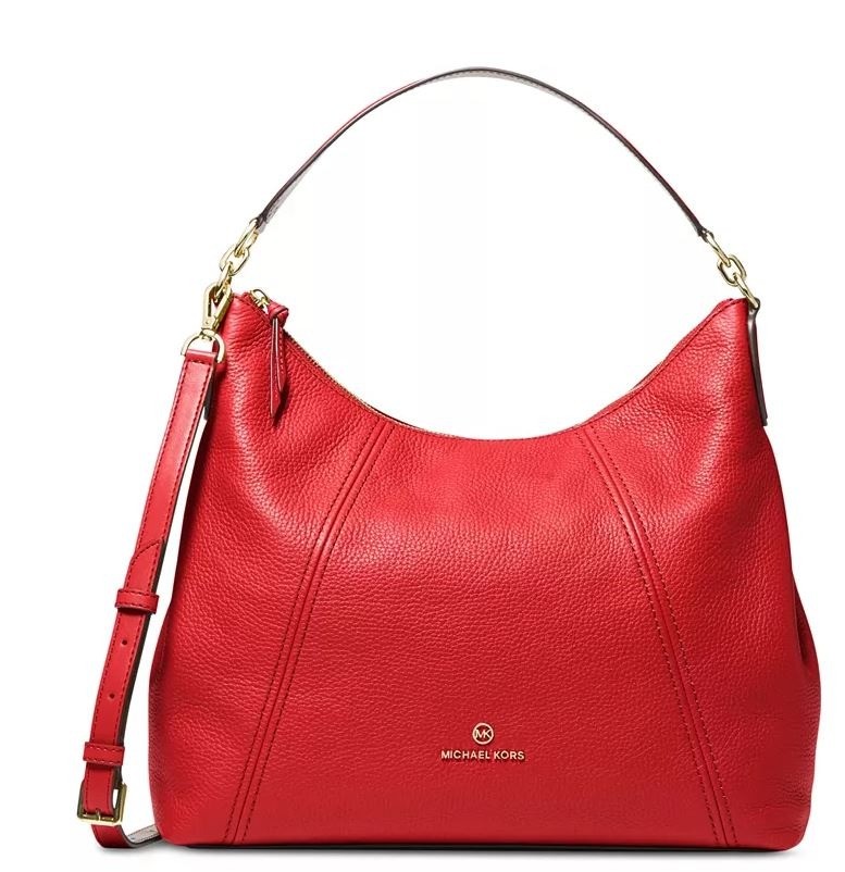 Michael Kors Sienna Medium Convertible Shoulder Bag - Crimson
