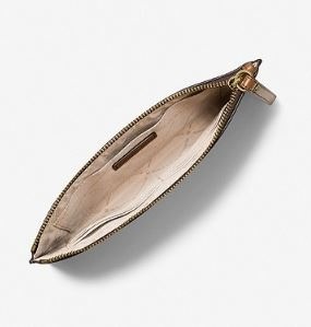 Michael Kors Jet Set Large Logo Wristlet - Brown