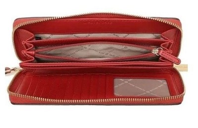 Michael Kors Jet Set Large Zip Around Wallet -  Brown Flame