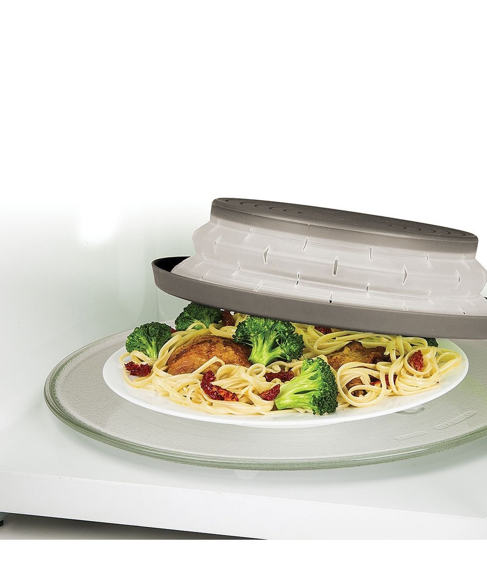 Progressive Collapsible Microwave Food Cover