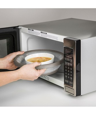 Progressive Collapsible Microwave Food Cover