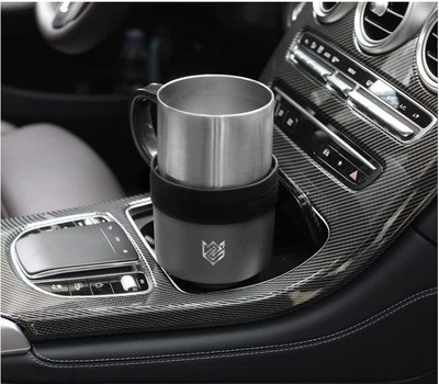 Seven Sparta Expandable Cup Holder -Silver