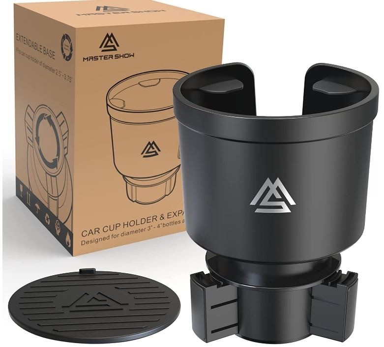 Master Show Upgraded Cup Holder Expander - Black