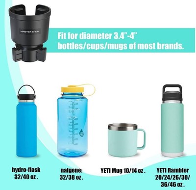 Master Show Upgraded Cup Holder Expander - Black