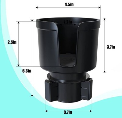 Master Show Upgraded Cup Holder Expander - Black