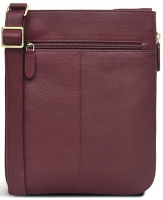 Radley London Croc-Embossed Leather Crossbody - Merlot