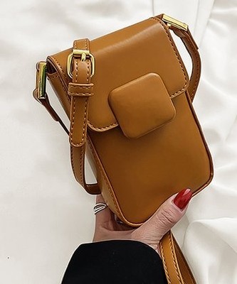 KEYON Brown Mini Crossbody Bag