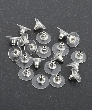 YUSHI Silvertone Earring Backs