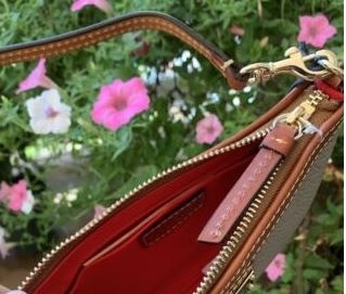 Dooney & Burke Pebble Grain Large Slim Wristlet - Desert