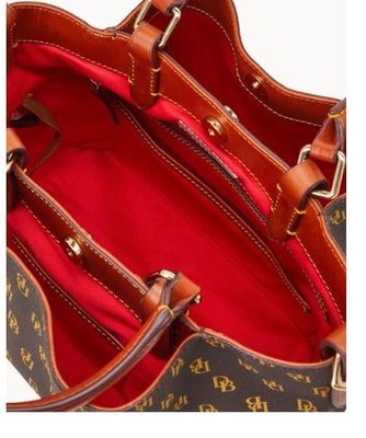 Dooney & Bourke Monogram Gretta Brenna Bag - Brown Tomorrow
